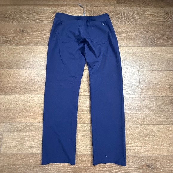 Figs Women's High Waisted Livingston Scrub Pants Navy Size M, Drawstring - Picture 2 of 11